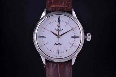 Rolex Cellini Time Rose Gold Markers Watch Swiss ETA Rolex Geneve Fake watch